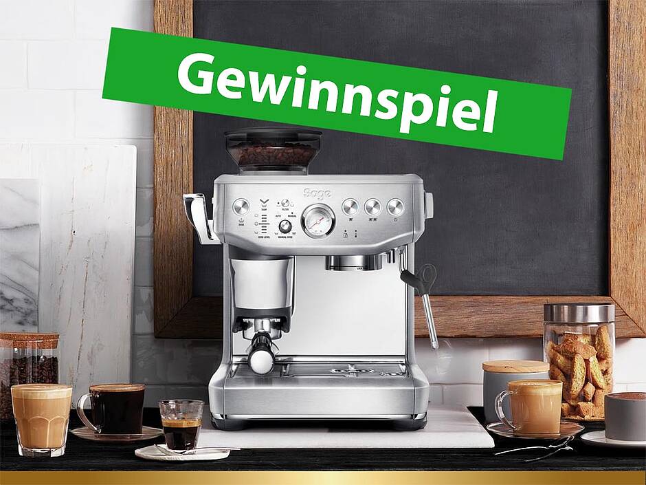Technik zu Hause Gewinnspiel Sage Barista Express Impress