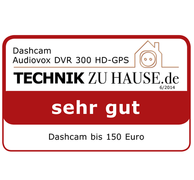 Testergebnis Audiovox Dashcam
