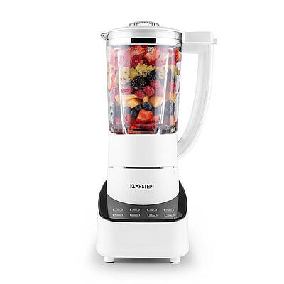 Der Touch & Go Standmixer von Klarstein mit leicht bedienbarem Touchpad  bietet drei Geschwindigkeitsstufen und eine Puls-Funktion