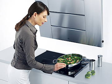 Das Maxima Kochfeld bietet 4 Induktionskochzonen mit 21cm Durchmesser<br>(Fotos: AEG-Electrolux)