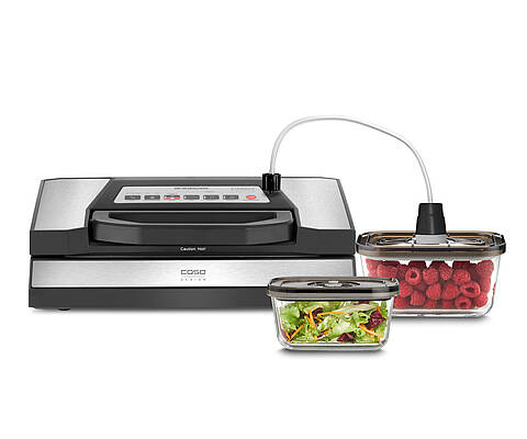 Das hochwertige Vakuumiersystem des VRH 700 advanced Pro bietet zahlreiche Funktionen für verschiedene Anwendungen