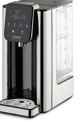 Der HW 666 Inox liefert heißes Wasser sekundenschnell und spart bis zu 50 % Energie im Vergleich zu herkömmlichen Wasserkochern