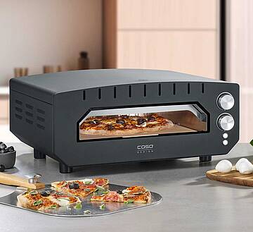 Der leistungsstarke Pizzaofen ist für den geschützten Außenbereich und auch für den Innenbereich ideal geeignet