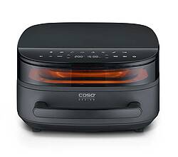 Die AirFry & PizzaChef bietet einen Innenraum mit hochwertiger PFASfreier Keramikbeschichtung