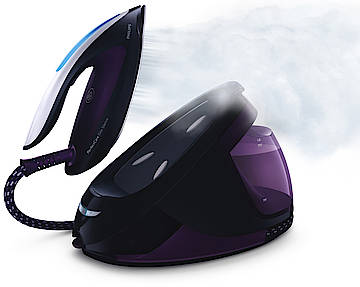 Die neuen Philips PerfectCare Elite Dampfbügelstationen haben besonders leichte Bügeleisen und einen minimalen Geräuschpegel bei hoher Dampfleistung