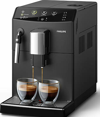 Die Easy Cappuccino 3000  von Philips bietet große Kapazität in kompaktem Design und ist spielend leicht zu bedienen