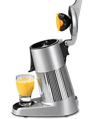 Der Profi Juicer mit kraftvollem Motor, Tropfsperre und Abtropfrost liefert im Handumdrehen leckere Säfte