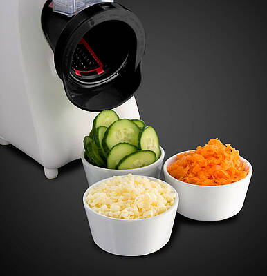 Feines Sorbet-Eis im Handumdrehen - dies und noch viel mehr verspricht die Russell Hobbs Aura Slice & Go Multi