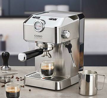 Die neue Siebträgermaschine Espresso Gourmet von Caso Design