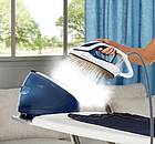 Tefals neue, leistungsstarke Dampfbügelstation Pro Express Protect geht auch hartnäckigsten Falten mit einem Dampfdruck von 7,5 bar und einer Dampfmenge von bis zu 135g glatt an den Kragen