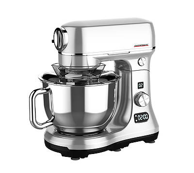 Unverzichtbar in jedem Haushalt, erledigt die Küchenmaschine beim Kochen und Backen die verschiedensten Aufgaben. Mit Fleischwolfaufsatz und vielfältigem Zubehör ist die Gastroback Advanced Digital zum echten Allrounder