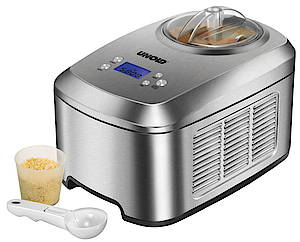 Eismaschine Gourmet mit 2 Liter Volumen im robusten Gehäuse
