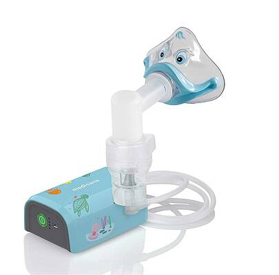 Die Medisana Inhalatoren sind für die Behandlung der oberen und unteren Atemwege geeignet. Für Babys und Kinder ist im Lieferumfang eine Motiv-Maske enthalten, die eine einfache Inhalation ermöglicht