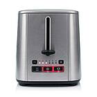 Der CT-1000S ist ein kleiner, kompakter Toaster in stilvollem Edelstahldesign - eine Zierde für jeden Frühstückstisch