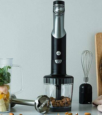 WILFA Stabmixer Essential Power - ein kraftvoller Küchenhelfer, der Lebensmittel zerkleinert oder püriert - ganz nach Wunsch