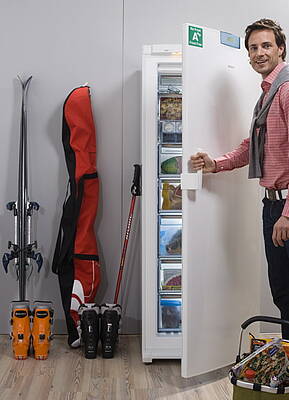 Der Größte mit NoFrost-Technik<br>(Fotos: Bosch)