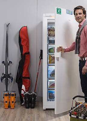 Der Größte mit NoFrost-Technik<br>(Fotos: Bosch)