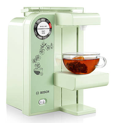 Bosch Filtrino Tea Moments zelebriert als kombinierter Wasserkocher und -spender internationale Teekultur auf höchstem Niveau