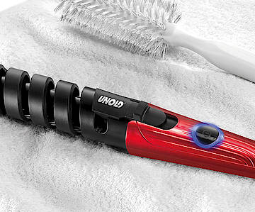 Schnell perfekte Locken mit dem neuen Lockenstab Easy Twist red von Unold