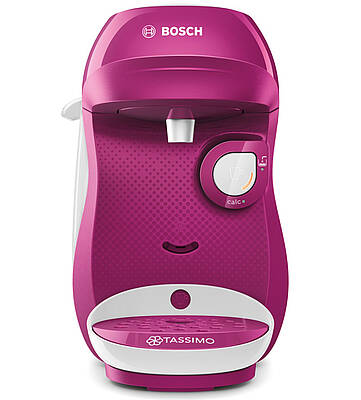 Ein Knopfdruck genügt, und schon serviert die neue Tassimo Happy das Kaffeegetränk der Wahl - einfacher gehts nicht