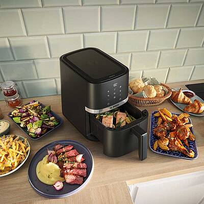 Der neue bringt Frittierspaß auch in klein: Air Fryer Serie 2 von Bosch