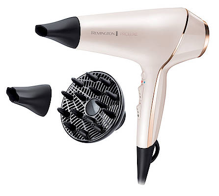 Die Prolux Haarstyling-Serie von Remington mit innovativer Optiheat-Technologie umfasst Haartrockner, Haarglätter und zwei Lockenstäbe