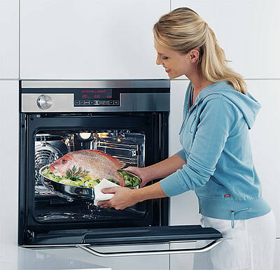 Beherrscht das Garen verschiedener Gerichte auf mehreren Ebenen gleichzeitig - der Dampfgarer (Fotos: AEG-Electrolux)