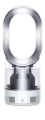 Der Dyson AM10 Humidifier nutzt die Air Multiplier Technologie, um mit Feuchtigkeit angereicherte Luft gleichmäßig und leise im Raum zu verteilen