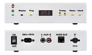 Die Zentraleinheit bietet Anschluss für ein externes Gerät