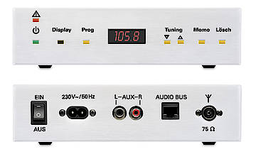 Die Zentraleinheit bietet Anschluss für ein externes Gerät