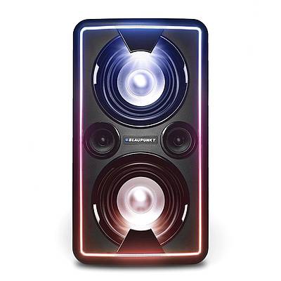 Die Partybox sorgt nicht nur für Musik, sondern auch für die richtige Lichtstimmung