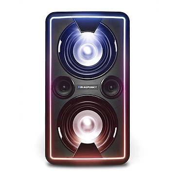Die Partybox sorgt nicht nur für Musik, sondern auch für die richtige Lichtstimmung