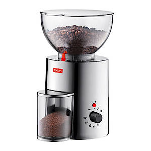 Mahlt in wenigen Augenblicken Kaffeebohnen zu aromatischem Pulver (Fotos: Bodum)