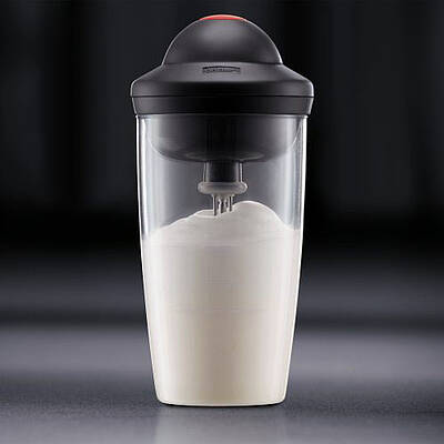 Sein Spiralquirl macht Milch besonders flockig. (Fotos: Bodum)