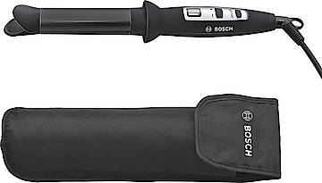 S-Waver und G-Curler formen weiche Wellen oder elastische Locken. (Fotos: Bosch)