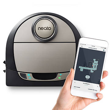 Neatos smarter Staubsauger-Roboter verspricht kraftvolle und effiziente Reinigung, und zwar dort wo er soll durch No-Go-Linien mit dem Neato FloorPlanner