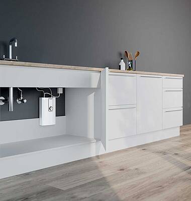 Durchlauferhitzer von Stiebel Eltron liefern energiesparend gradgenaues Wasser von der ersten Sekunde an