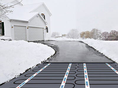 „Elektrische Freiflächen- und Dachrinnenheizungen sorgen für Sicherheit und Komfort", erklärt Markus Schuster von der Initiative Wärme+