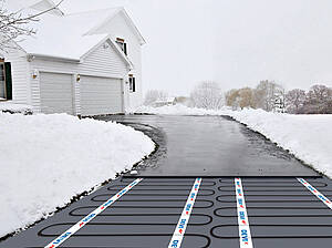 „Elektrische Freiflächen- und Dachrinnenheizungen sorgen für Sicherheit und Komfort", erklärt Markus Schuster von der Initiative Wärme+