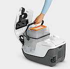 Herzstück des Kärcher-Saugers ist das mehrstufige Filtersystem: Es erreicht einen Abscheidegrad von 99,99 %