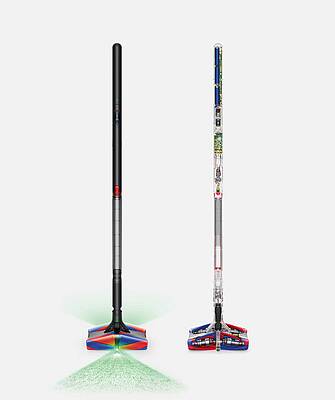 Als der bislang schlankster und wendigster kabelloser Staubsauger von Dyson...