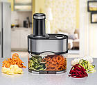 Leckeres Obst und Gemüse frisch "genudelt" - mit dem genialen Spiralschneider "Gnudel" von ROMMELSBACHER