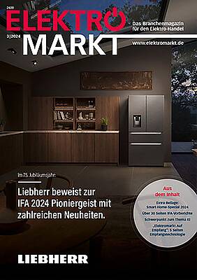 Die Ausgabe 3/2024 ist ab sofort unter www.elektromarkt.de erhältlich (Titelbild: Meisenbach Verlag)