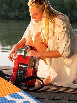Einhell Kompressor für den mobilen Einsatz (Bild: Hersteller)
