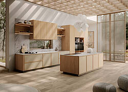 Küchen 2026 verbinden laut AMK ästhetische Ruhe mit praktischer Intelligenz