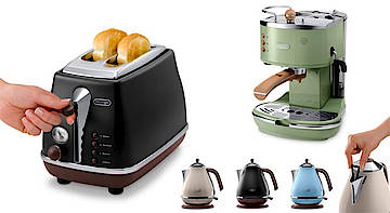 De’Longhis neue Frühstücksserie Icona Vintage lässt das italienische Design der 50er Jahre wiederaufleben