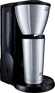 Die Kaffeemaschine Melitta Single 5 gibt es jetzt auch wahlweise mit Thermkanne und To-Go-Becher