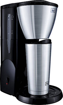 Die Kaffeemaschine Melitta Single 5 gibt es jetzt auch wahlweise mit Thermkanne und To-Go-Becher