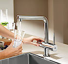 Still, medium oder sprudelnd: Grohe Minta Blue liefert stets das gewünschte Trinkwasser - komfortabel und umweltfreundlich