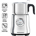 Latte Art Milchaufschäumer mit LED-Bedienelement und abnehmbarem Becher. (Fotos: Gastroback)